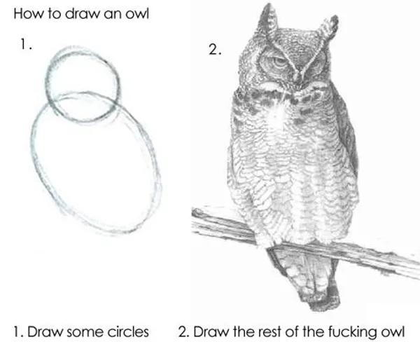 Draw the Owl Joke